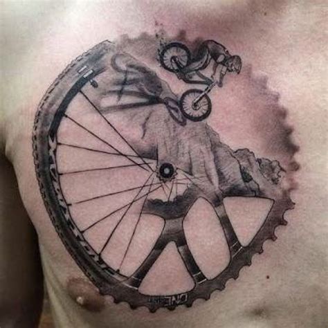 Bike Wheel Tattoo